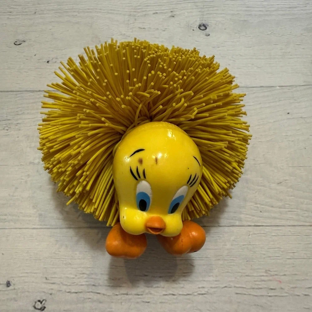 Vintage 1995 Looney Tunes Koosh Ball Tweety Bird‎